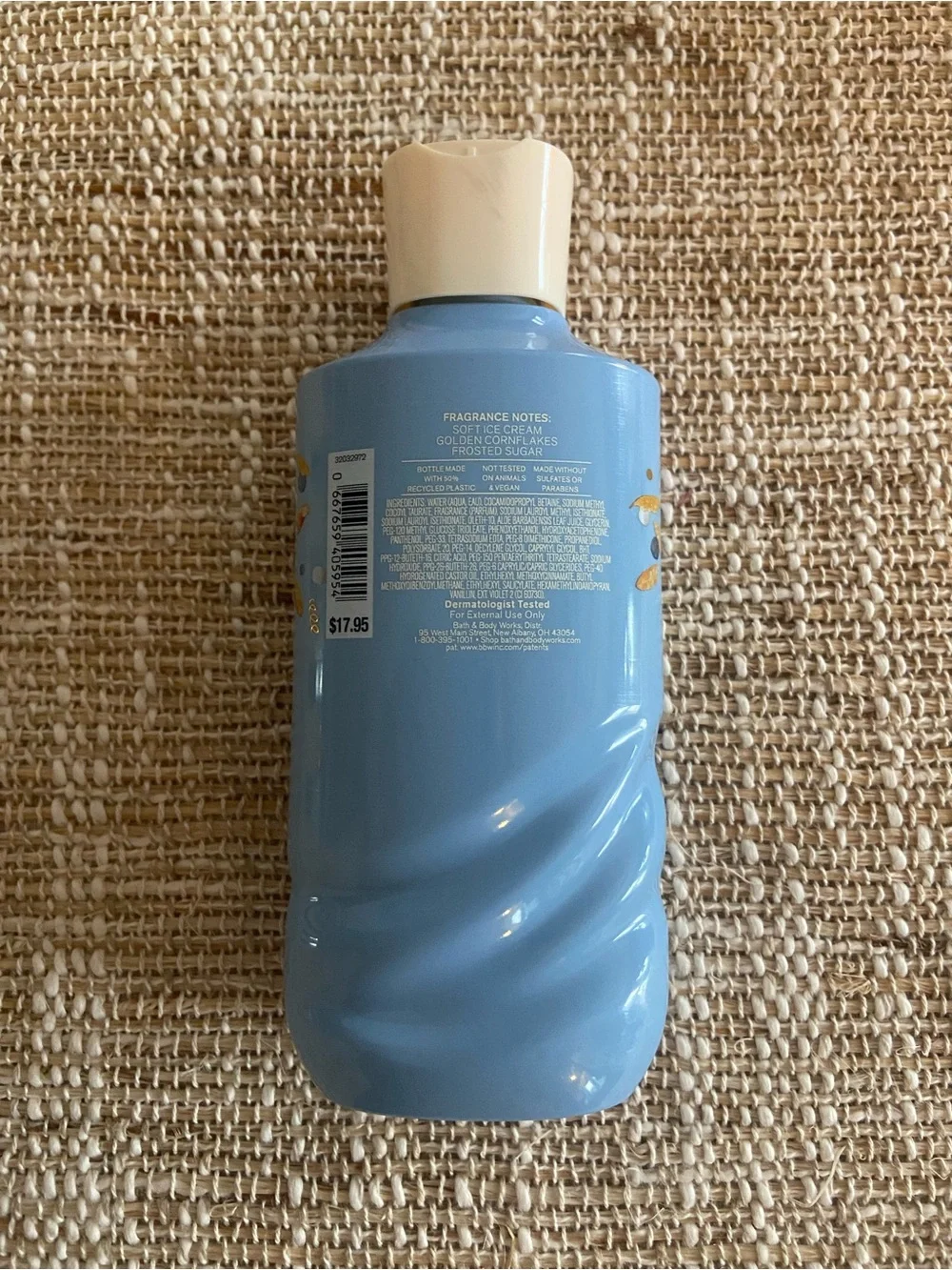 Brand new Bath and body! Body wash & body cream (cereal milk soft serve scent)